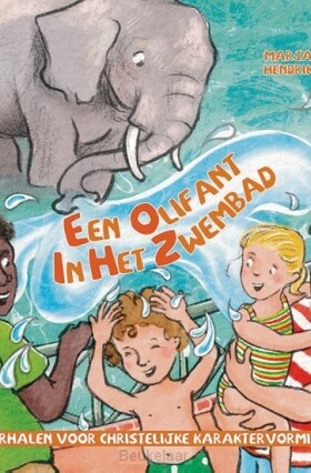 olifant-in-het-zwembad